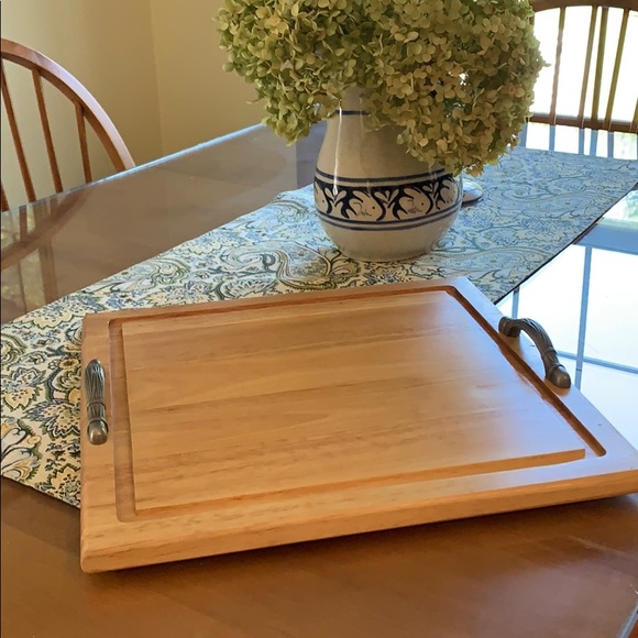 Other - Great wood charcuterie board with serving handles